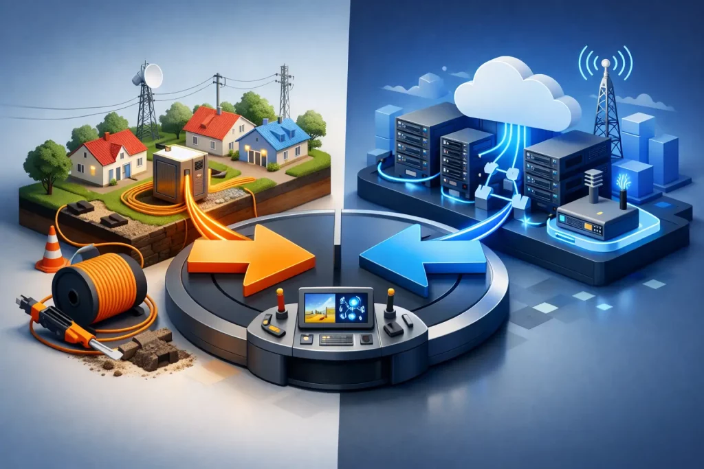 FTTH Rollout vs Netzwerkmigration richtig steuern